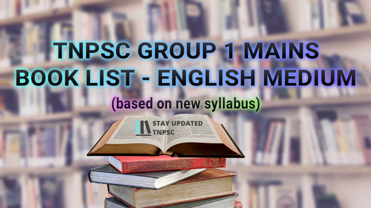 50+ Tnpsc Group 1 Mains Book List 2020