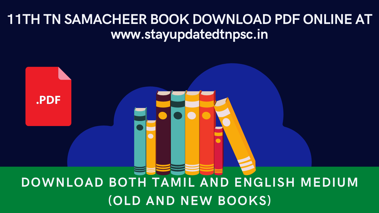 Tamilnadu 11th New Books PDF Free Download Samacheer Kalvi