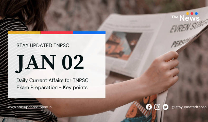 2nd January 2022 Current Affairs