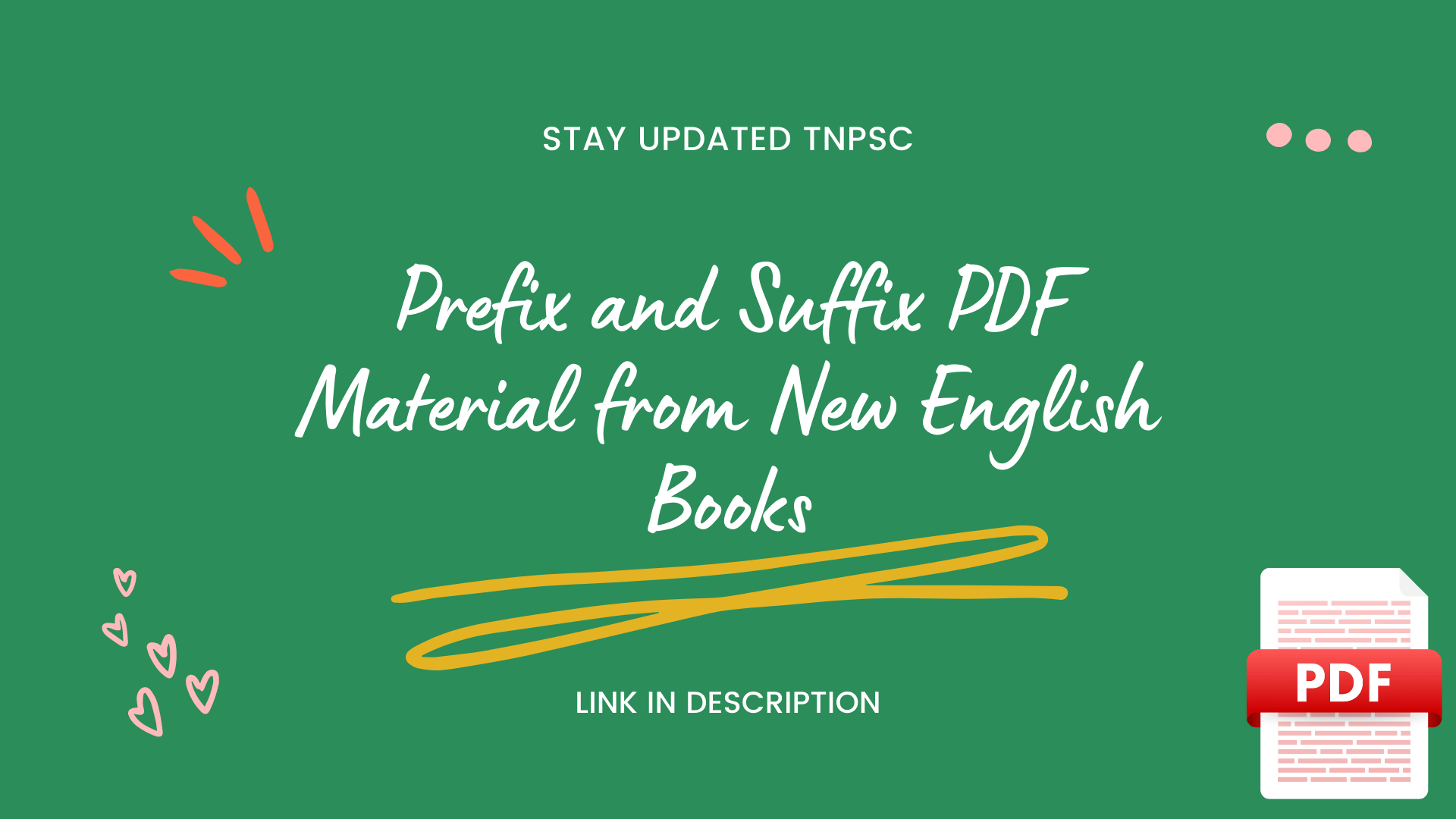 TNPSC Prefix and Suffix Study Material pdf