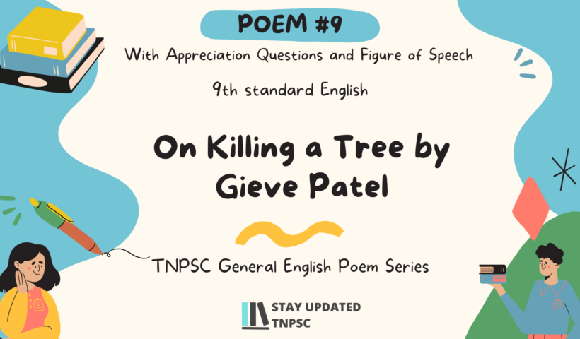 On Killing a Tree from 9th English