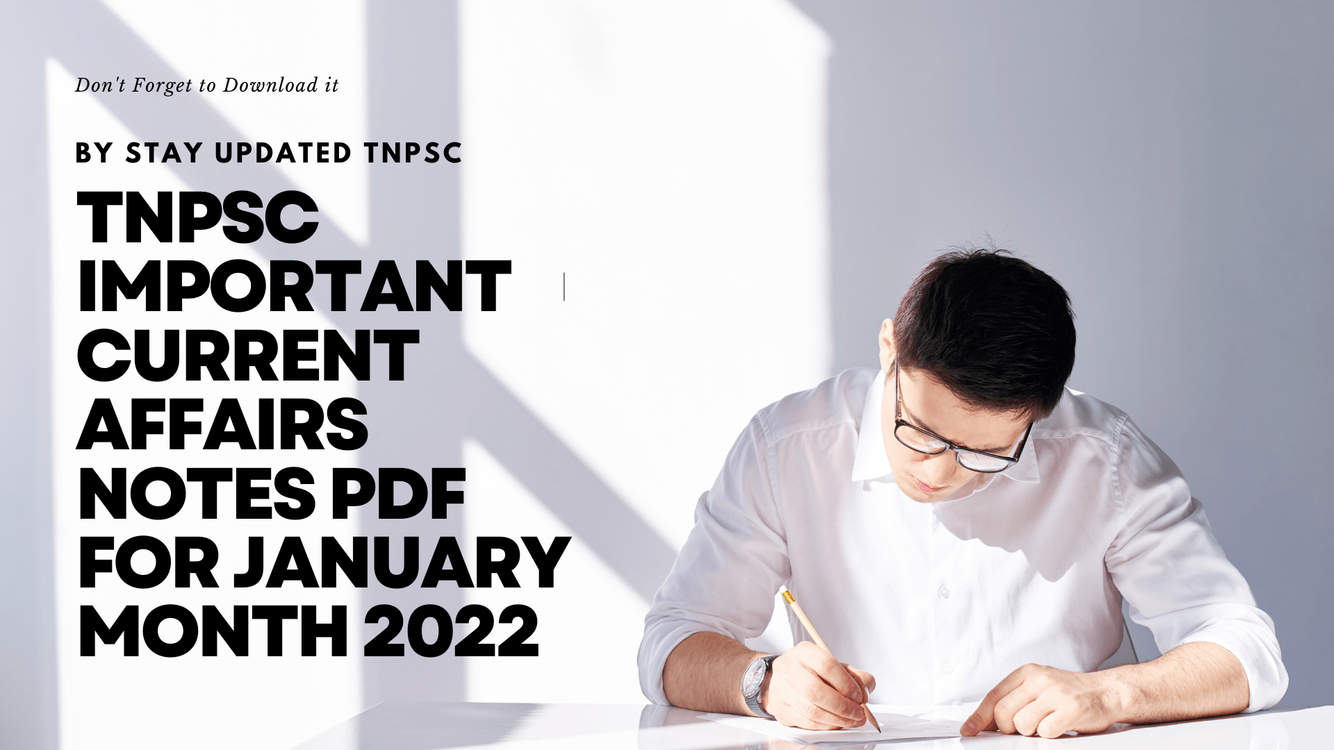 January 2022 TNPSC Daily Current Affairs